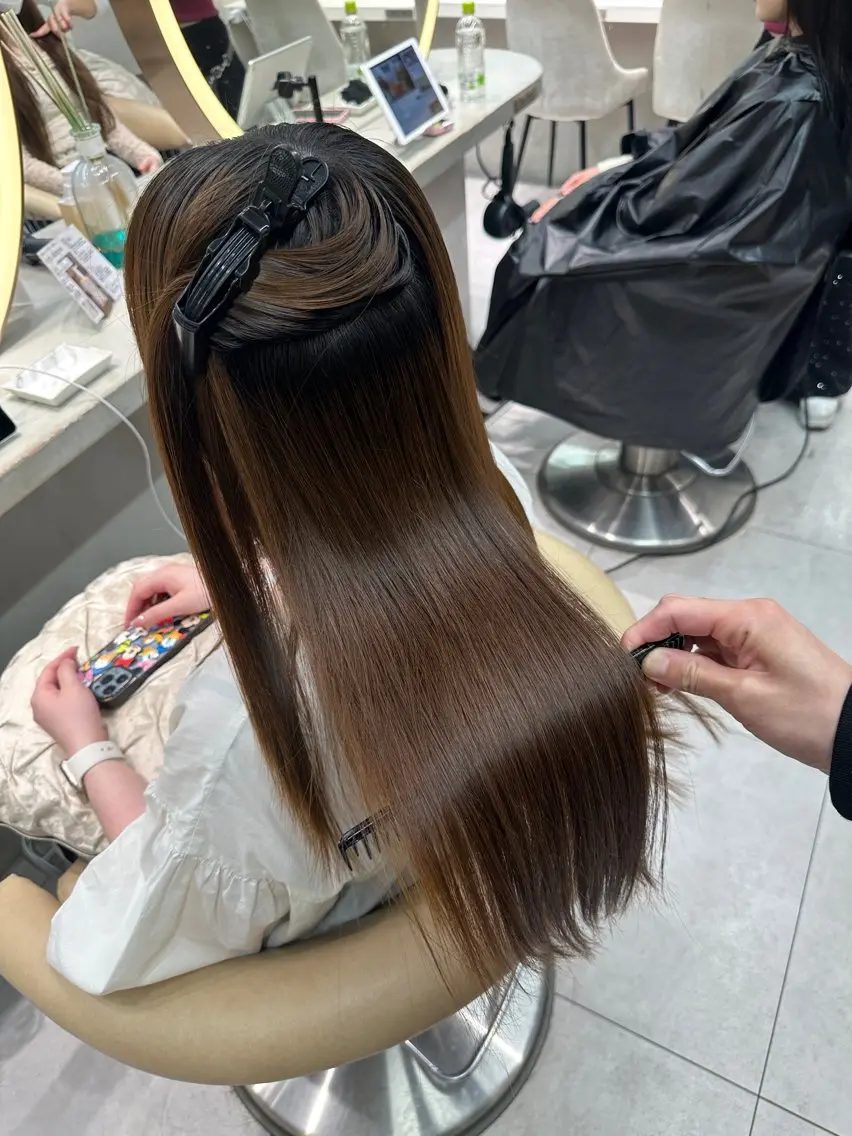 ロング カラー カット トリートメント 《髪質改善✖️オリー ブ🧸》小嶋拓也のヘアスタイル
