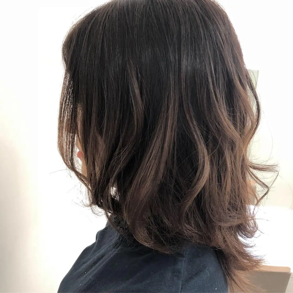 ミディアム カラー 【髪質改善】 梅田　聡のヘアスタイル
