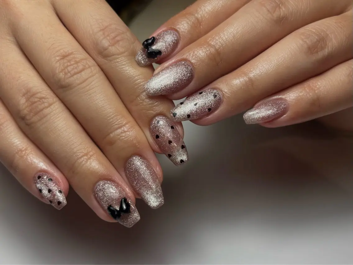 ネイル フラッシュネイル フラッシュマグ ガーリー ハート 氷ネイル・うるうるネイル ハンドネイル D.d nail Rina✨のネイルデザイン