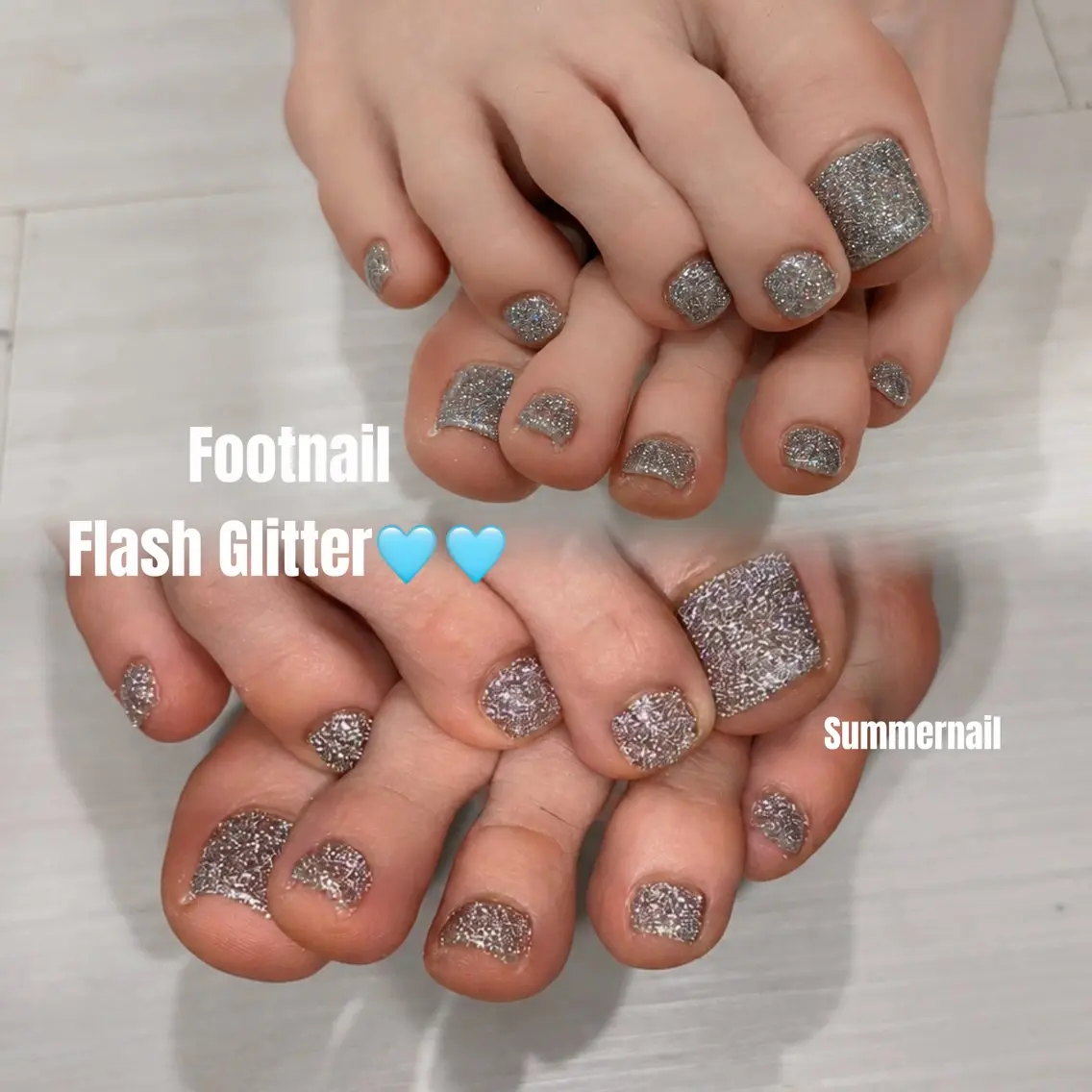 ワンカラーフットネイル💅🏻🎀練習モデル様募集※概要欄をお読みくださいの写真