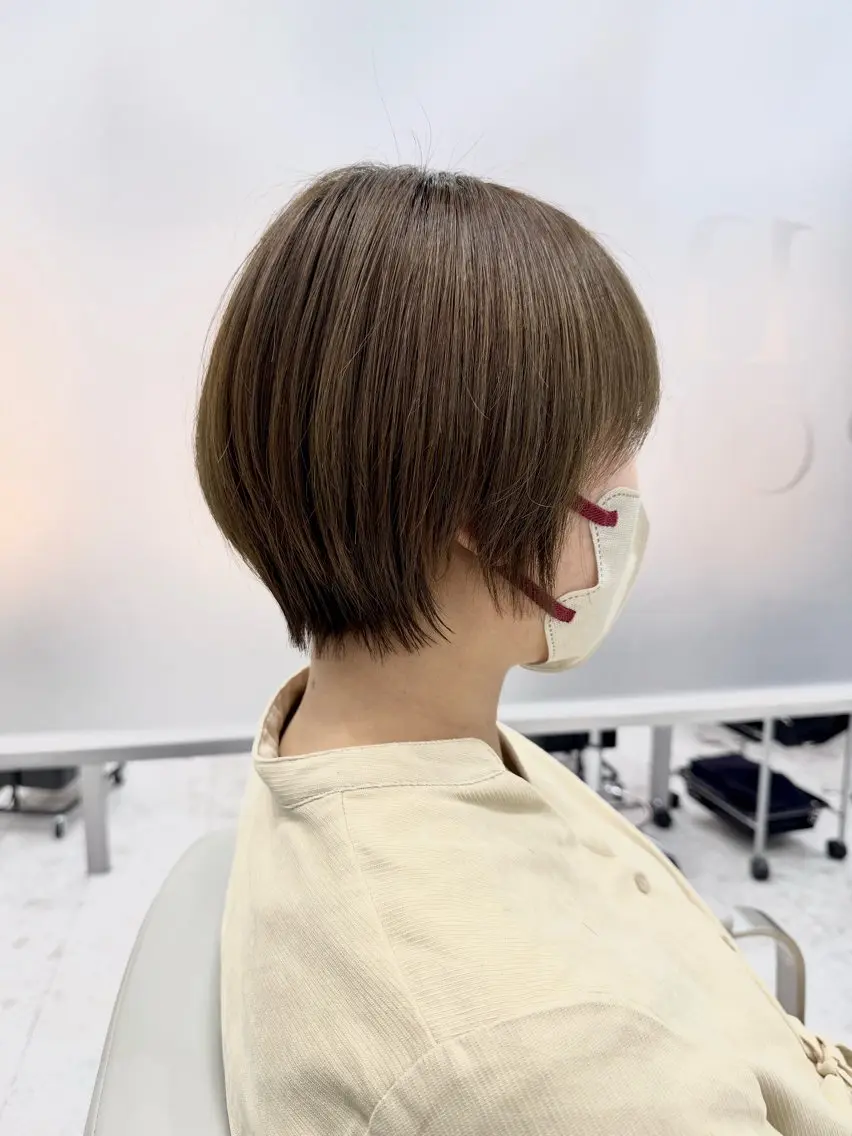 ショート ショートボブ ボブ 髪質改善 ショートヘア カット ヘアカラー 宮腰一磨 ・ショート・ボブ🌿のヘアスタイル