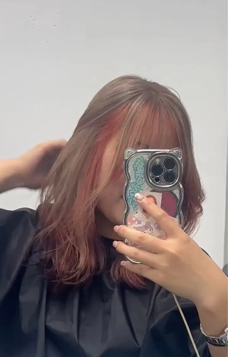 【モデル価格】⚡️デザインカラー➕トリートメント⚡️ブリーチあり⭕️⚠︎カットなし　¥12,000 → ¥6,000の写真