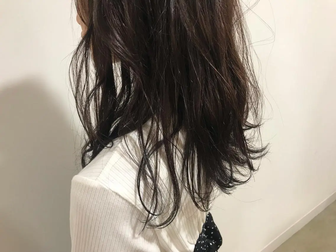 セミロング 暖色カラー🍊 ボブ🌿顔周りcutのヘアスタイル