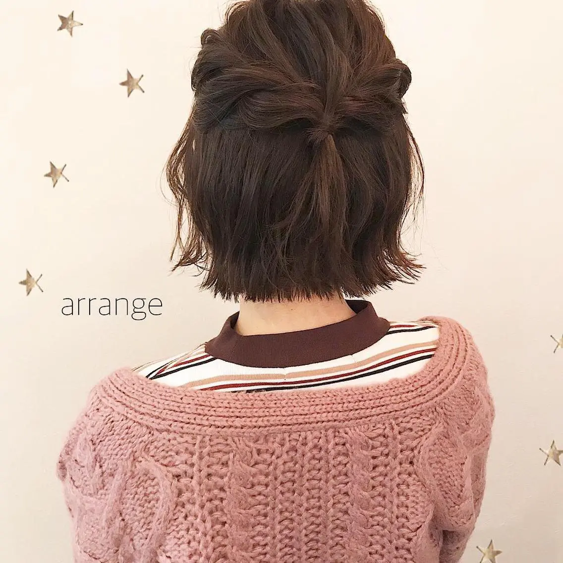 ミディアム ヘアアレンジ 市川 千夏のヘアスタイル
