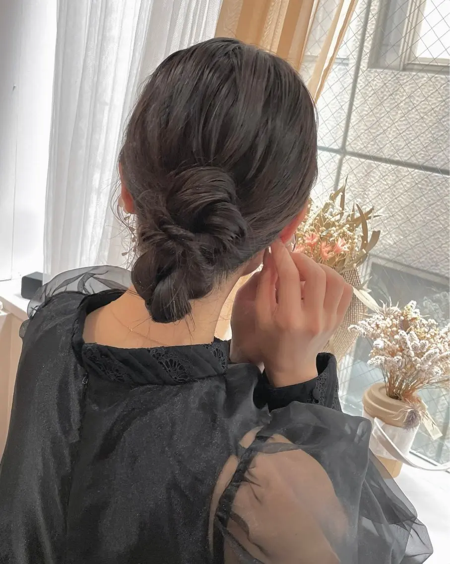ロング ヘアアレンジ Mila chihiroのヘアスタイル