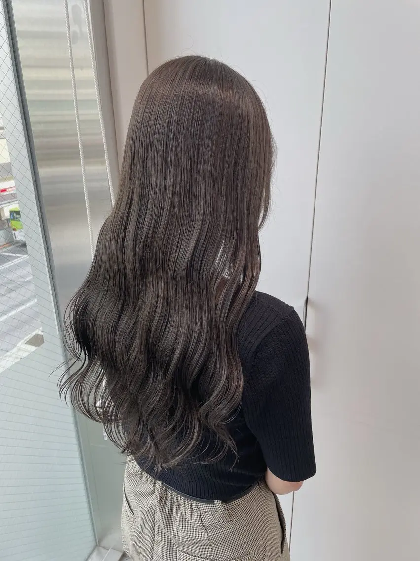 セミロング カラー ヘアアレンジ ヘアカラー 美髪透明感特化｜ なおき｜池袋美容師のヘアスタイル
