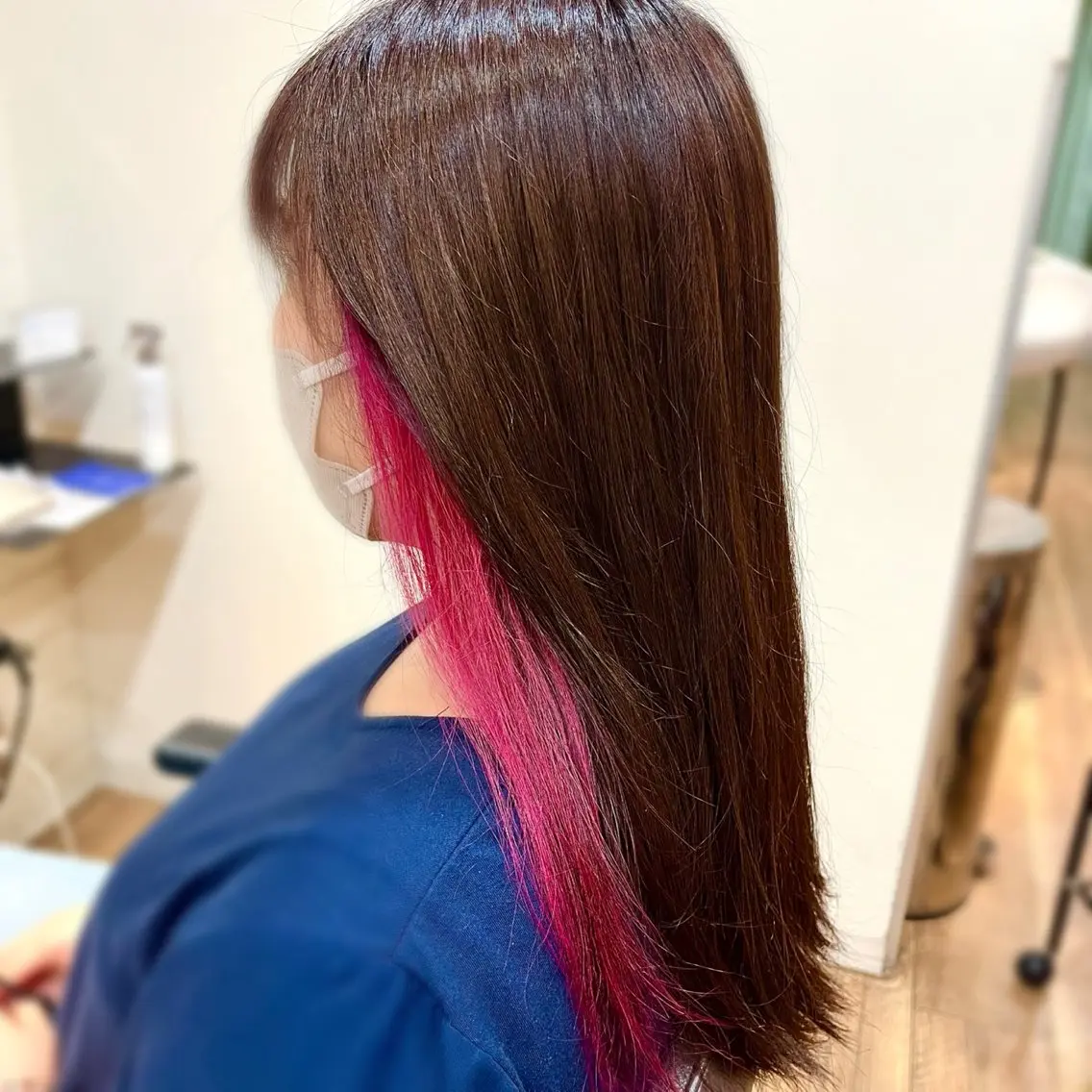 ロング カラー インナーカラー トリートメント カット トリートメント 森山 雄太のヘアスタイル