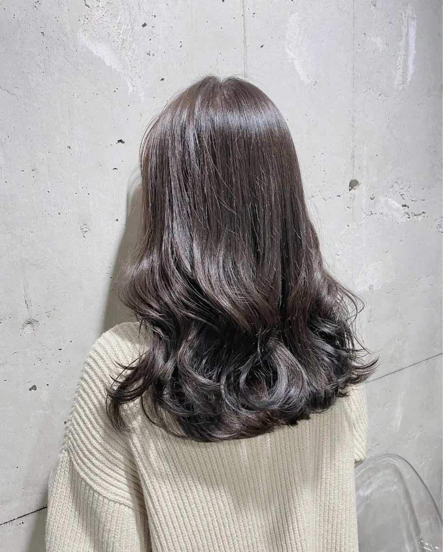 カラー 🥣大人っぽ韓国 スタイル🥣アヤノのヘアスタイル