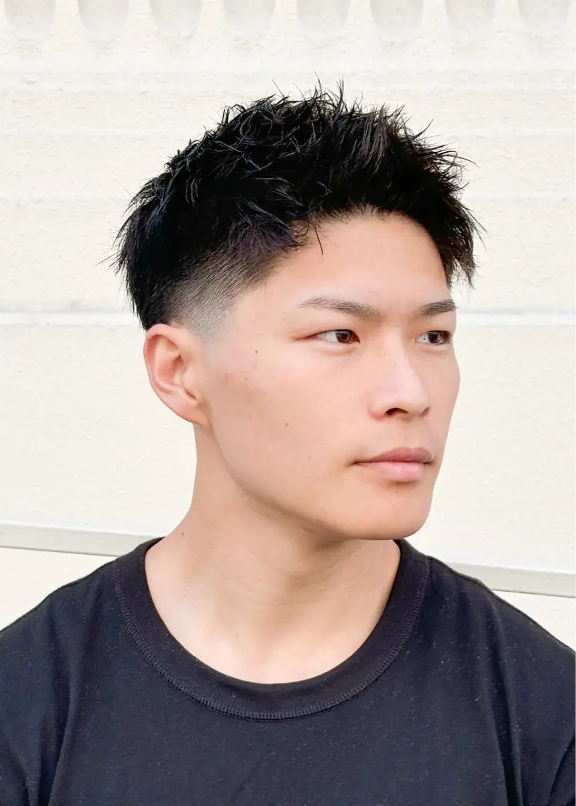 ショート パーマ メンズ メンズパーマ カット パーマ 三宮メンズカット ヨシイッキのヘアスタイル
