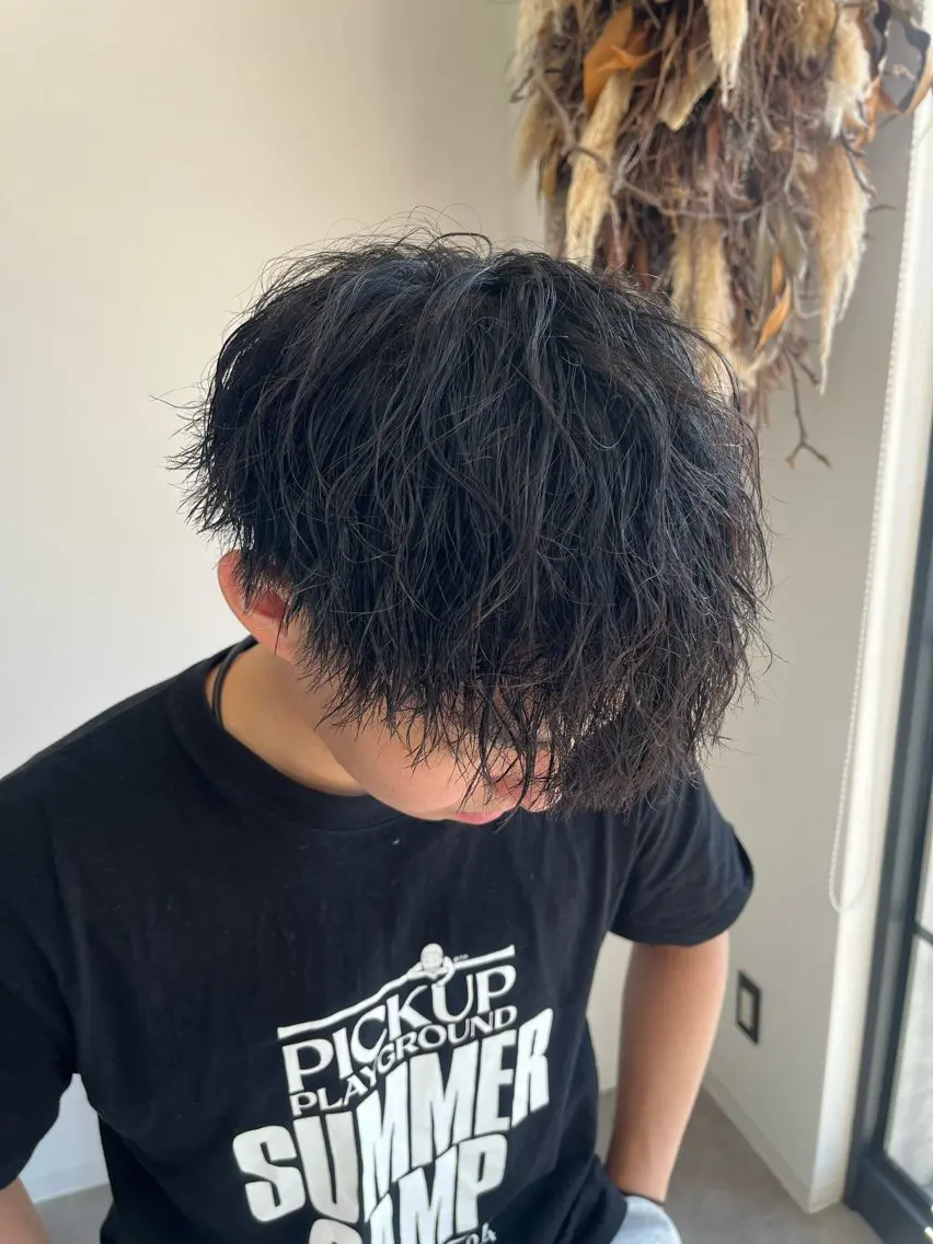 ショート パーマ ツイストパーマ カット パーマ 🖱️ナチュラルヘア 鍋谷美帆🖱️のヘアスタイル