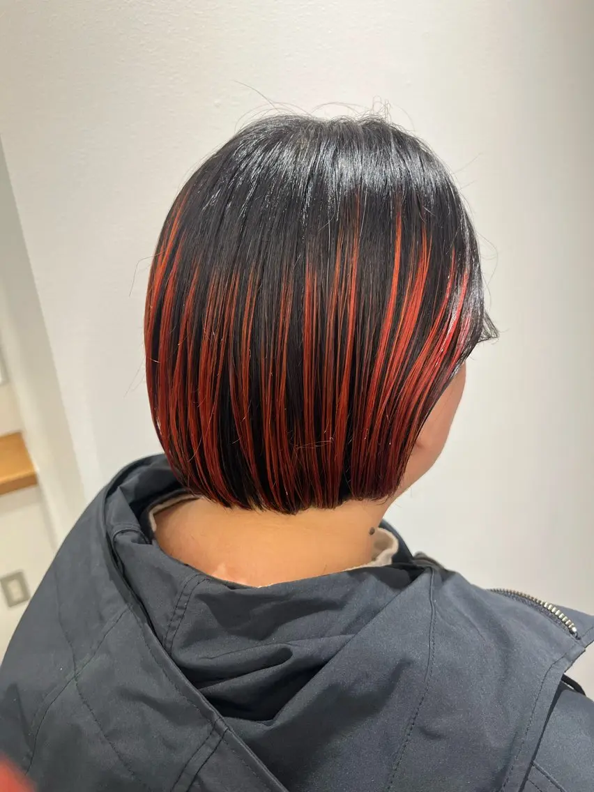 ミディアム カット ヘアカラー こじま しょういちのヘアスタイル