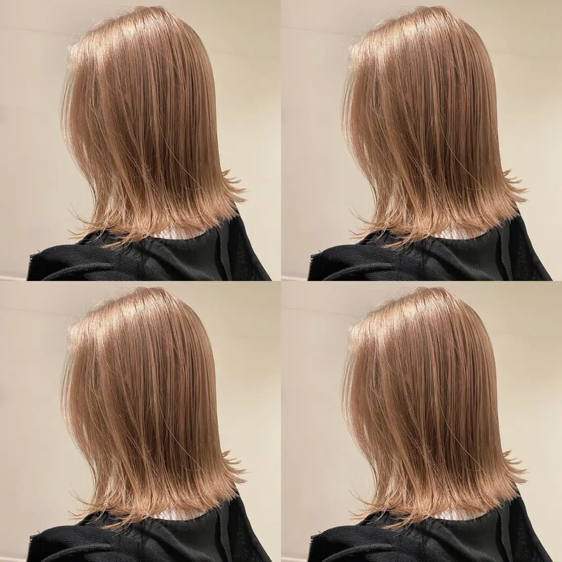 カット＋ケアブリーチ＋カラー＋Aujua2step＋超音波アイロン【ダブルカラー】の写真