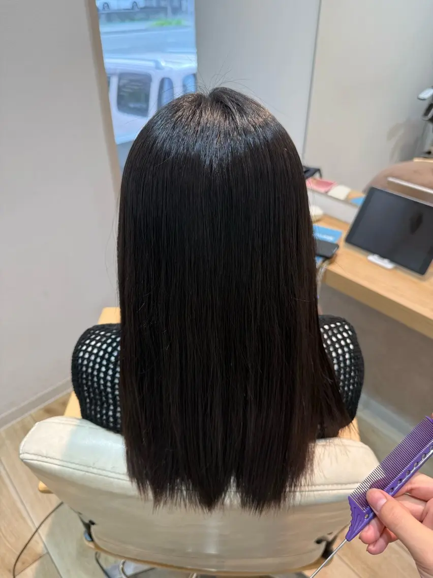 縮毛矯正 S.O.L おうたのヘアスタイル