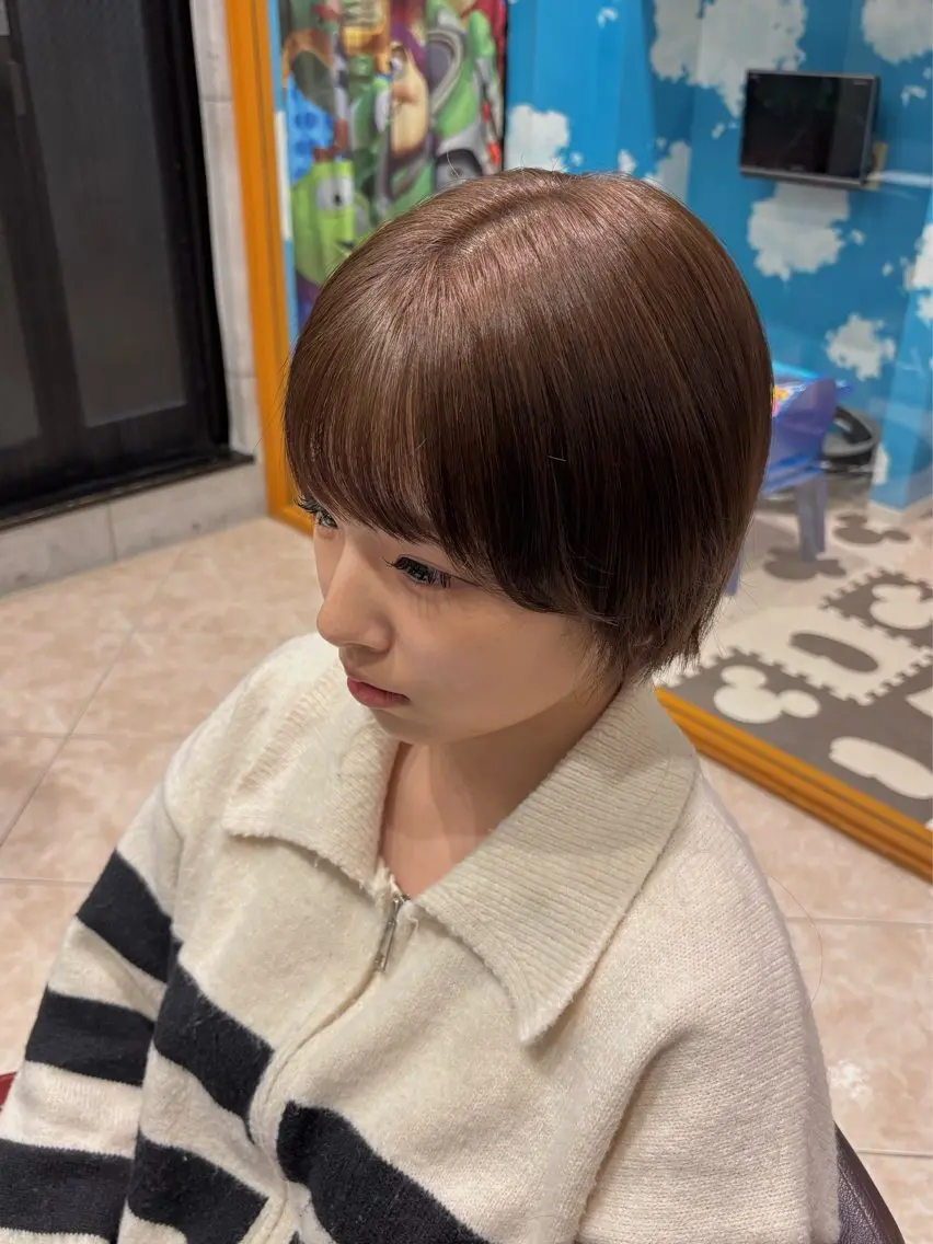 カラー さくら🐼ྀི 杜せきのした駅3分のヘアスタイル