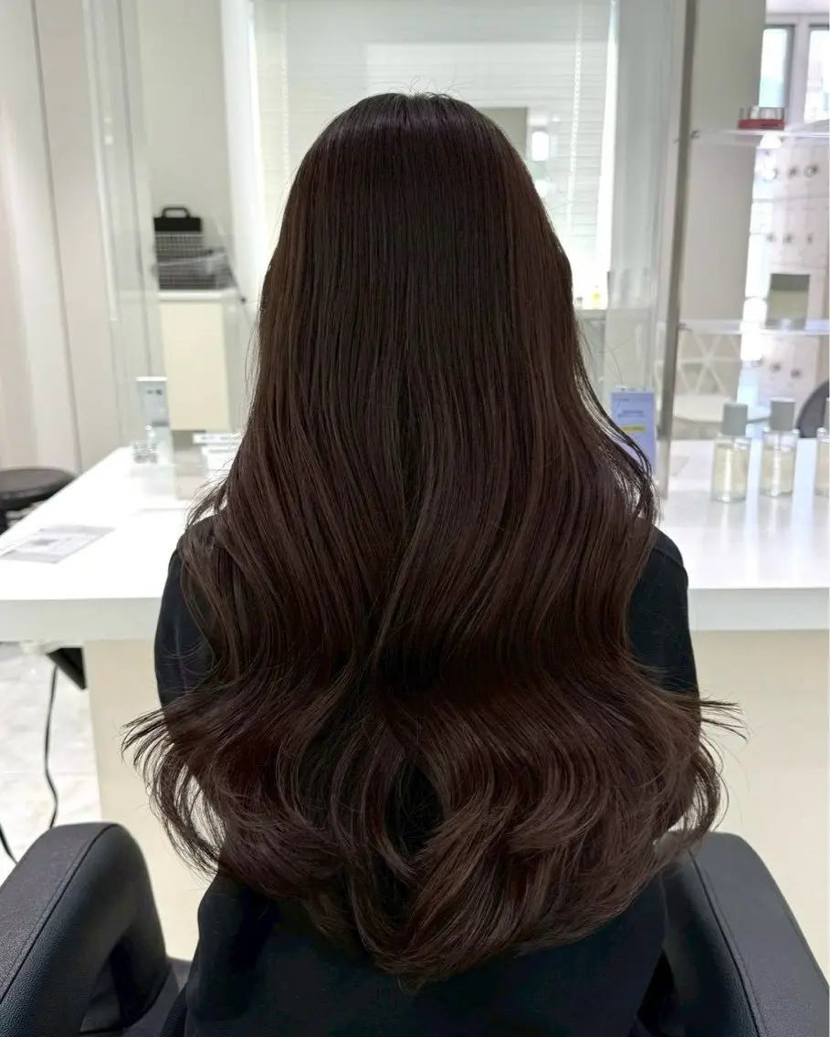 ロング カラー 佐藤 笑瑠のヘアスタイル