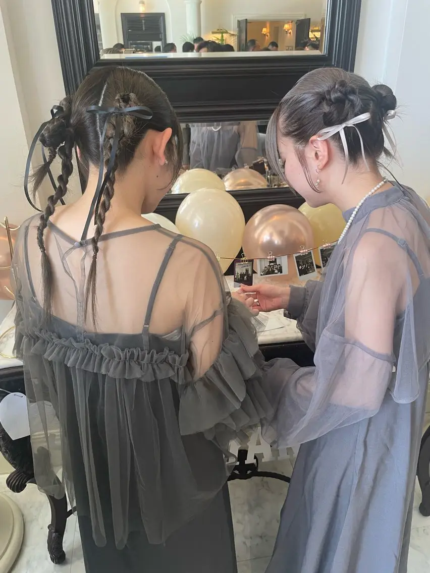 ヘアアレンジ ヘアセット HARE 川崎晴佳のヘアスタイル