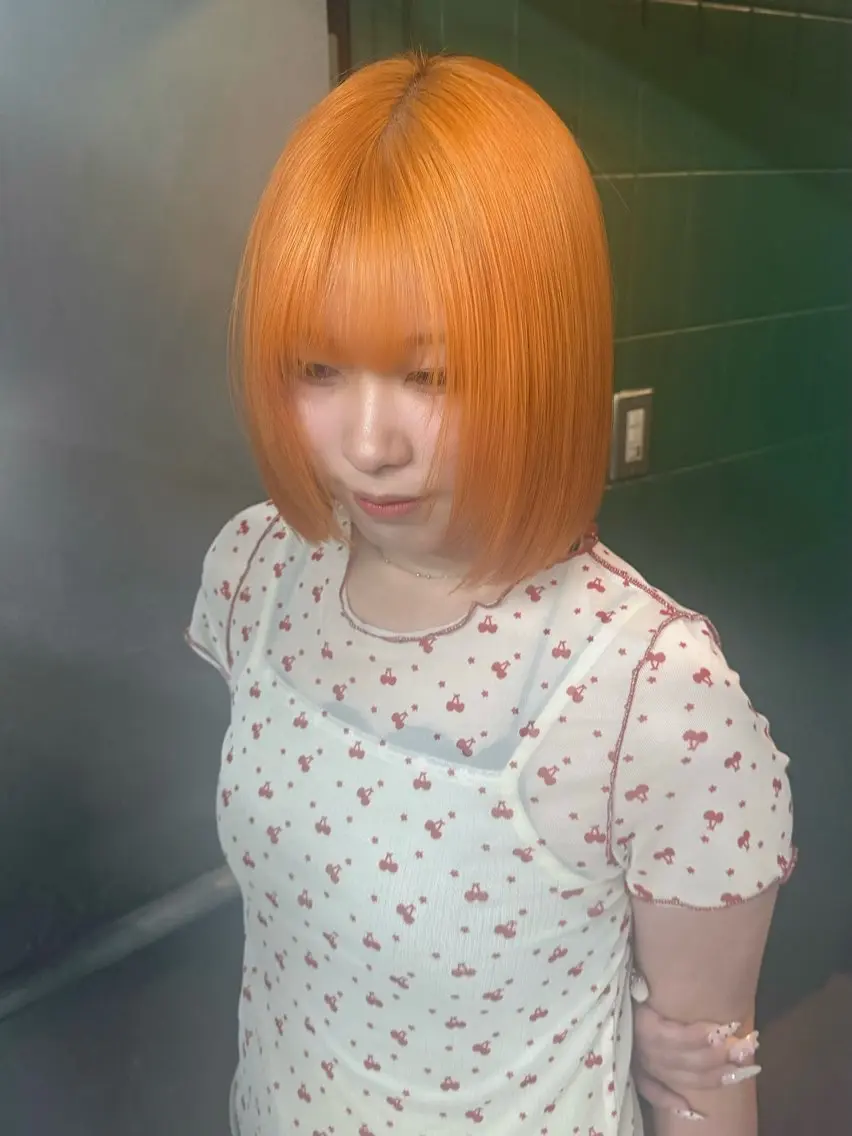 【2.5ヶ月以上のリタッチはこちら👉】ケアブリーチロングリタッチ＋オンカラーの写真