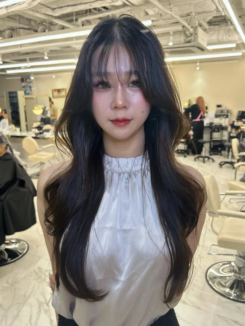 ロング カット hiyori🎀 トレンドレイヤーのヘアスタイル