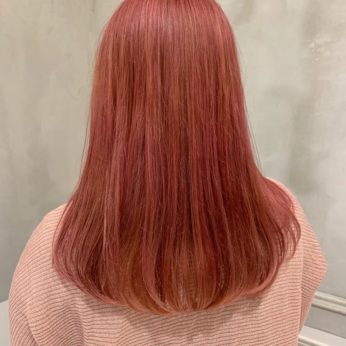ロング オリーブ カラー✨有坂映哉のヘアスタイル