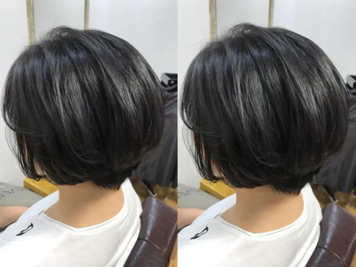 ショート ショートボブ ボブ ショートヘア yui .のヘアスタイル