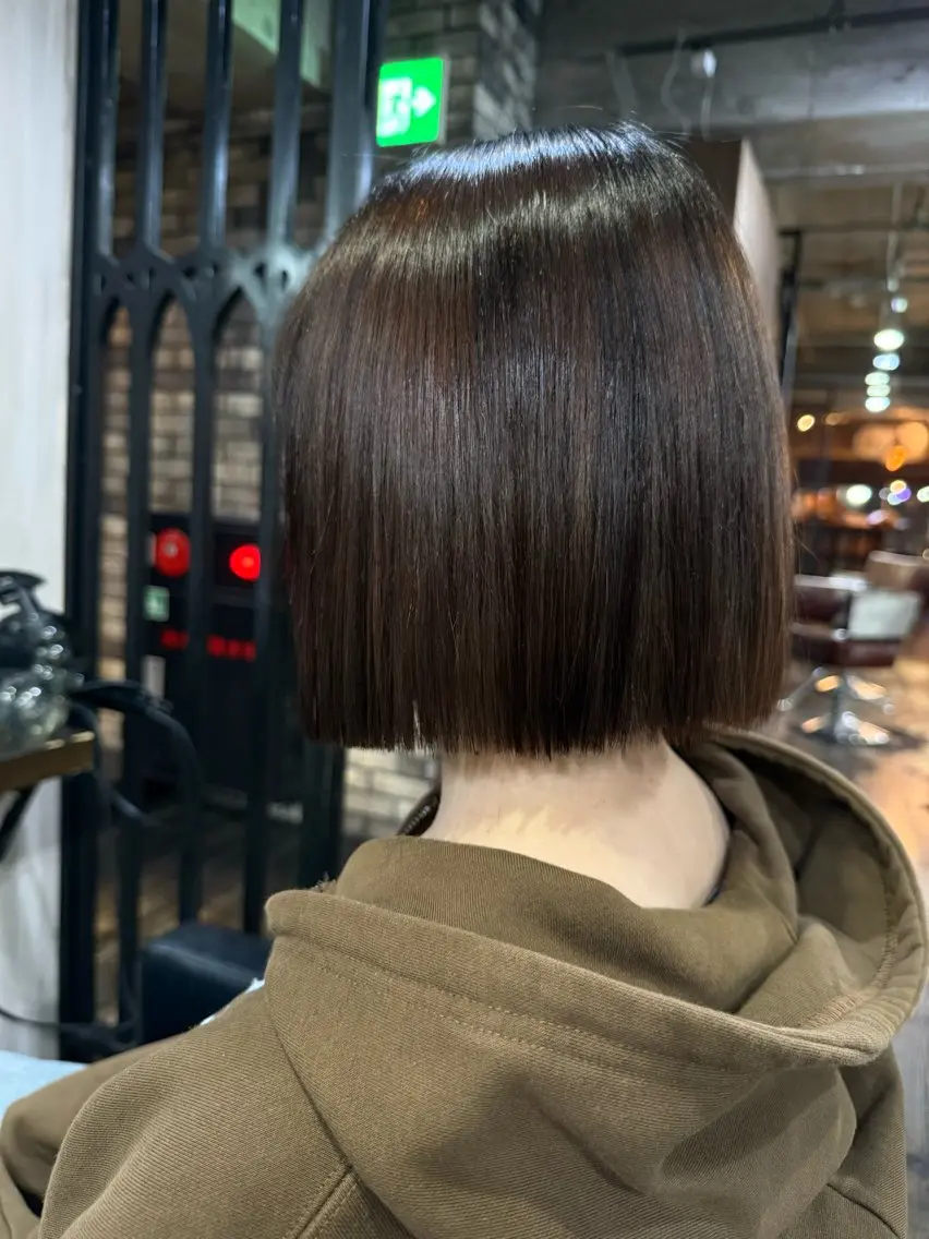 ショート ボブ M.Fe's はるな 🖤メンズカット募集のヘアスタイル