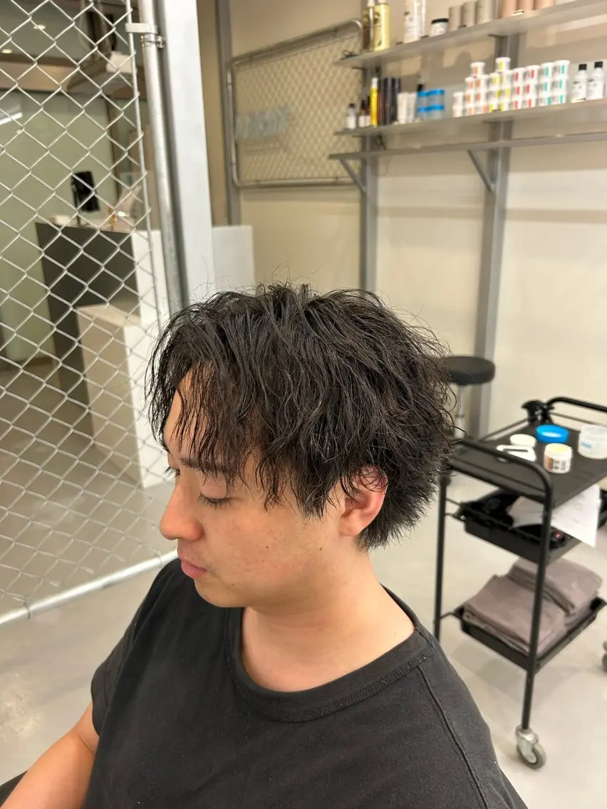 パーマ パーマ 西村 琥太郎のヘアスタイル