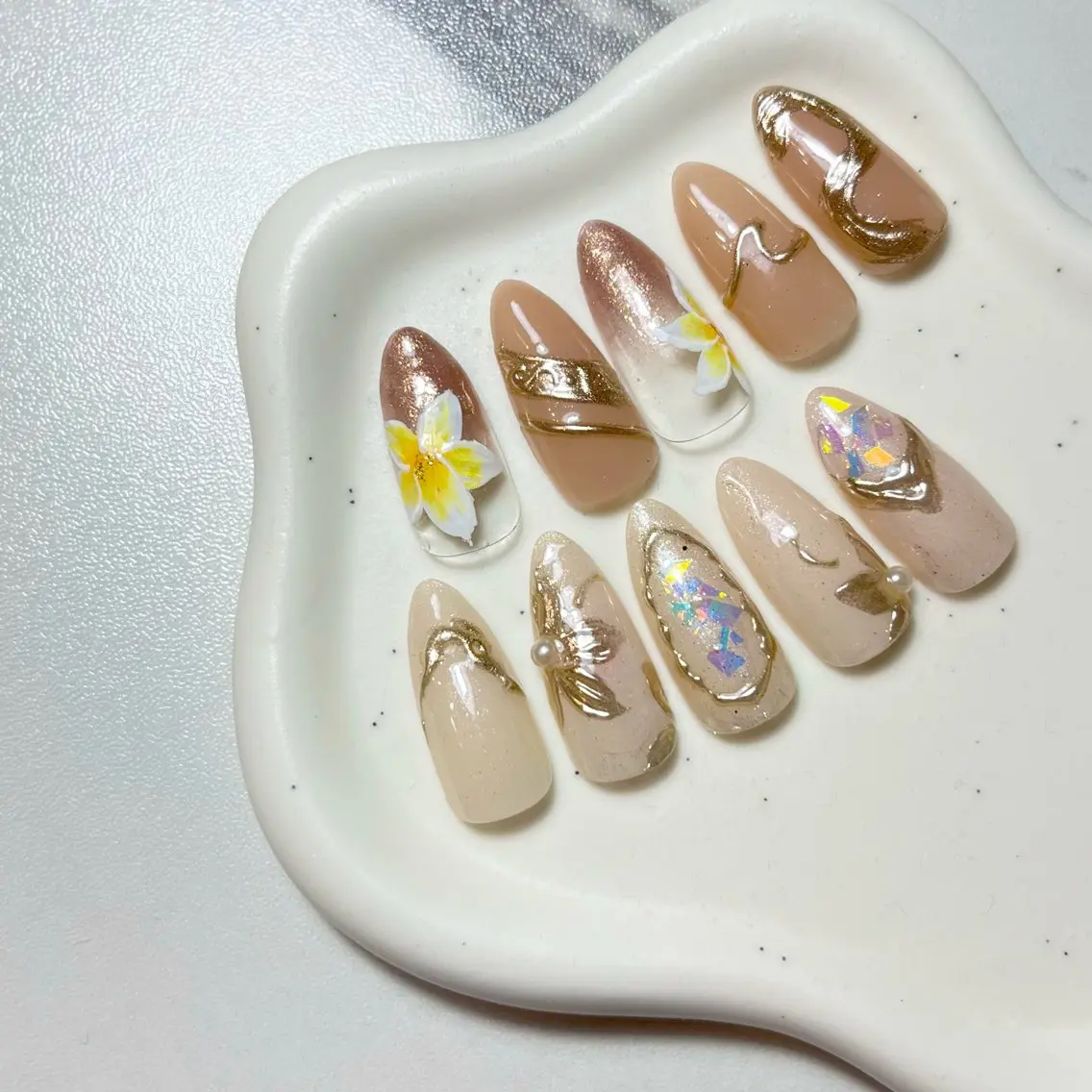 ネイル ハンドネイル nail salon ciel&saintのネイルデザイン