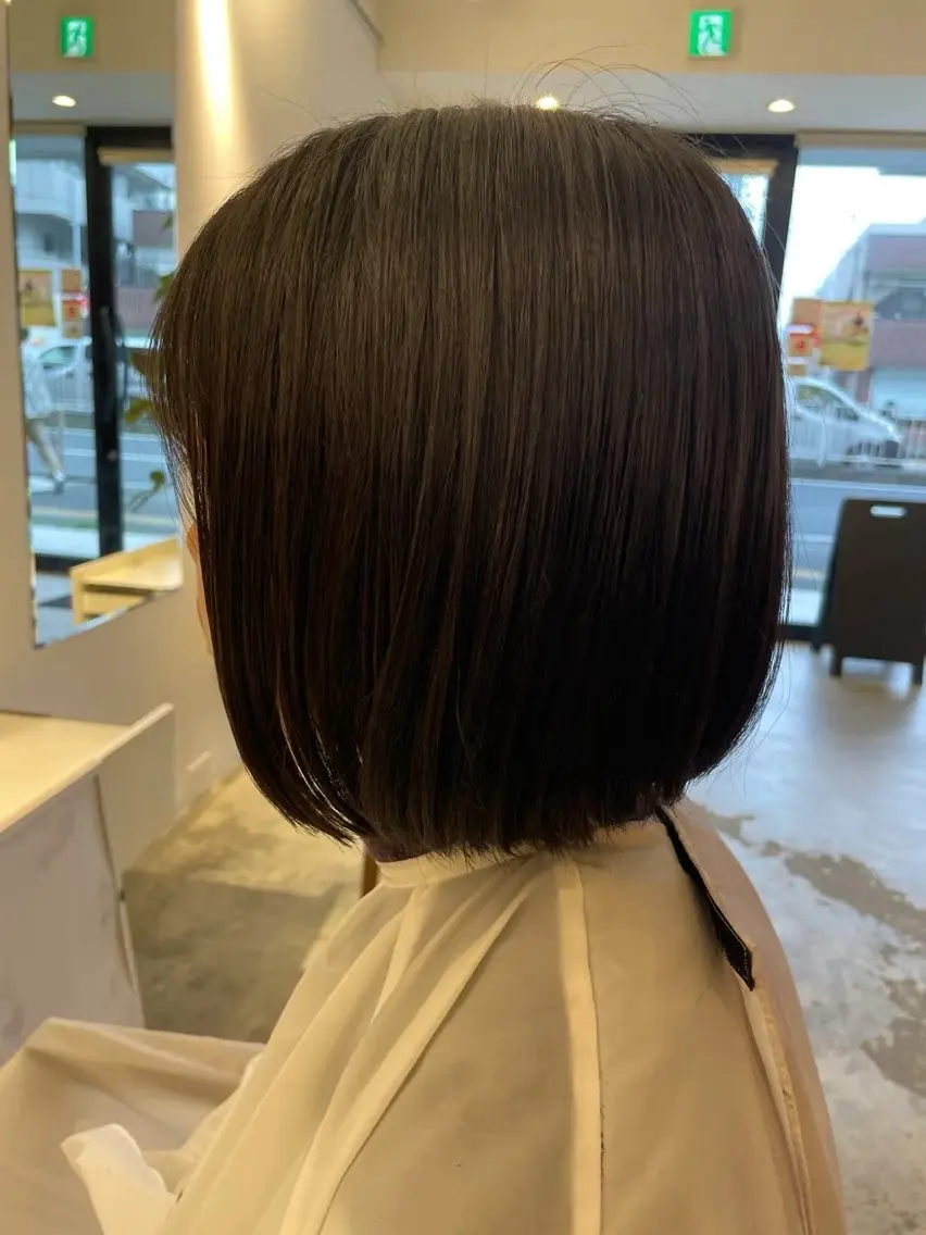 ミディアム ボブ 💖ASUKA 💜/透明感カラーのヘアスタイル