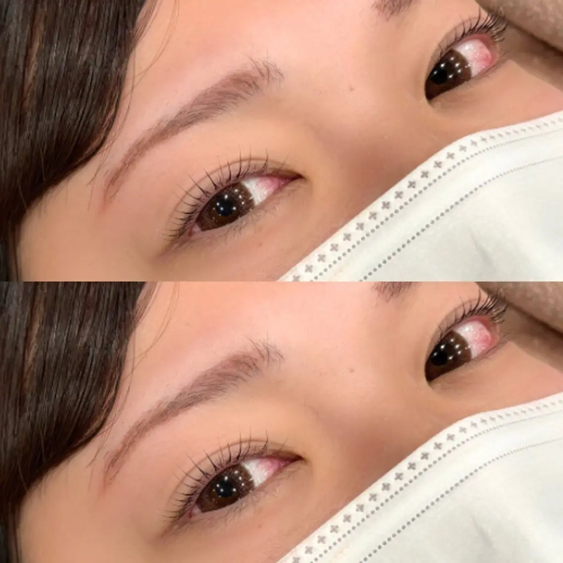 マツエク・マツパ 一重×まつ毛パーマ peTiT NAILISTのネイルデザイン