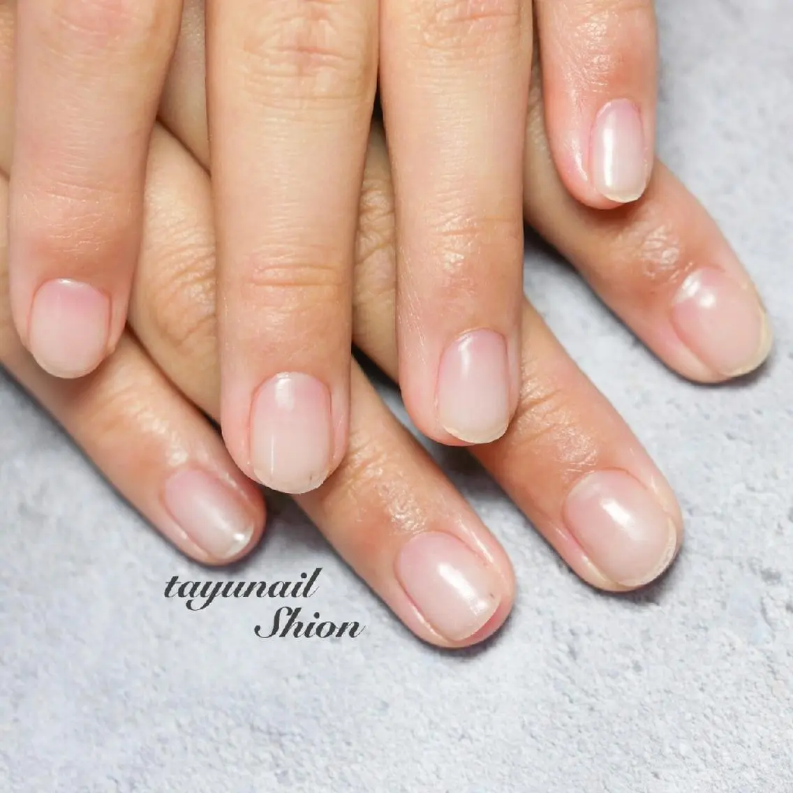 ネイル ブルー ジェルネイル パラジェル 春ネイル ネイルサロン 【たゆnail】のネイルデザイン
