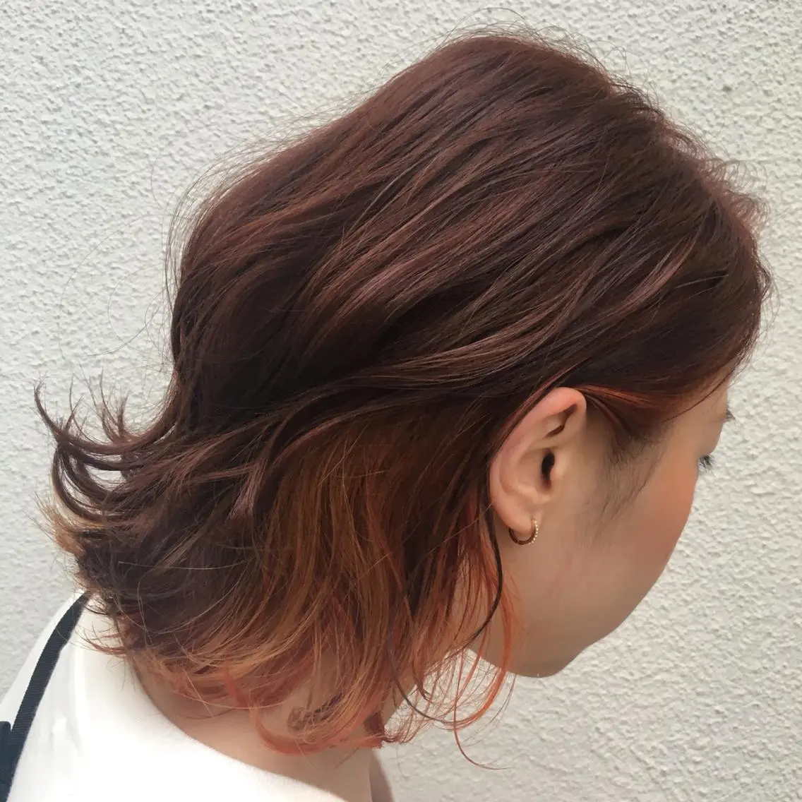 ショート カラー ヘアカラー トリートメント 自宅での再現性👌 溝の口/中裕樹のヘアスタイル