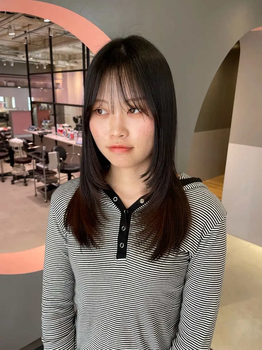 ロング カット ないとう ゆうかのヘアスタイル