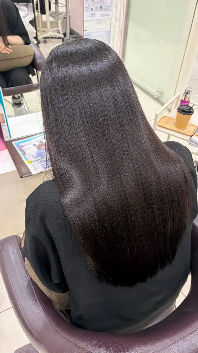 ロング 髪質改善 トリートメント 奈良美容室 /harukiのヘアスタイル