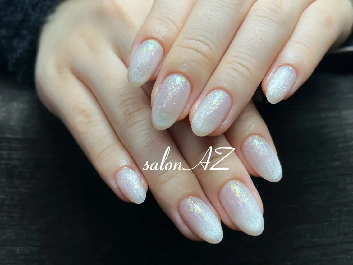 ネイル 桜ネイル 長さ出し フットネイル フレンチネイル ジェルネイル salon AZのネイルデザイン