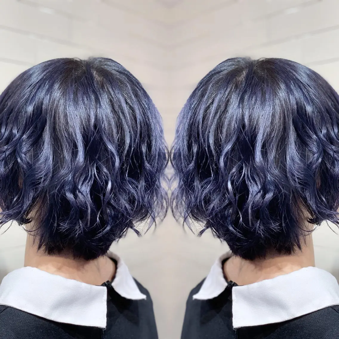ショート カラー ヘアアレンジ 髪質改善×ハイトーン 中田啄也のヘアスタイル