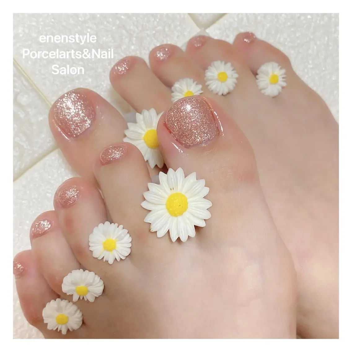ショート ネイル ハンドネイル フットネイル 🐾enen style 🐾のネイルデザイン