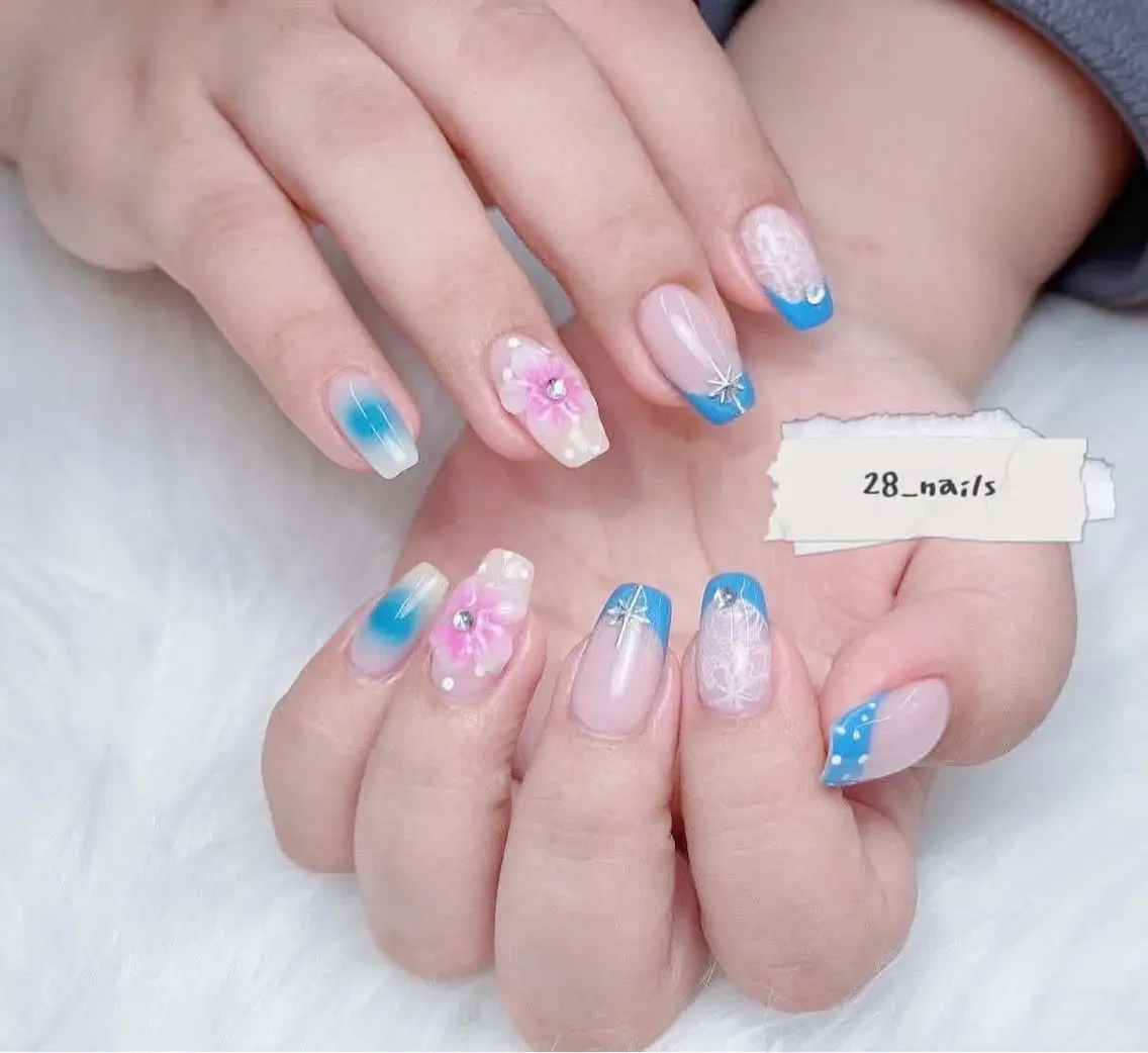 ロング ハンドネイル トゥー フエンのネイルデザイン