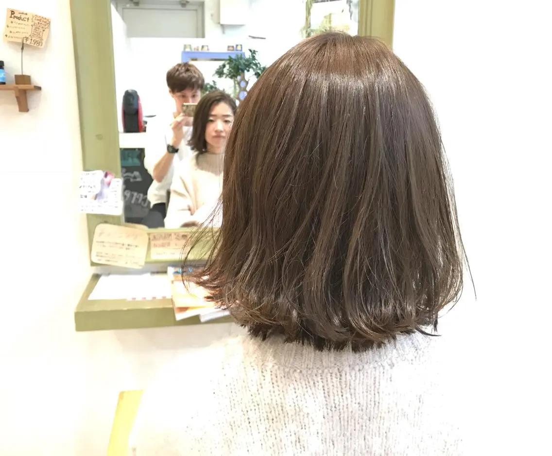 ミディアム カラー ベージュカラー イルミナカラー メンズ指名多数!! 田島史也のヘアスタイル