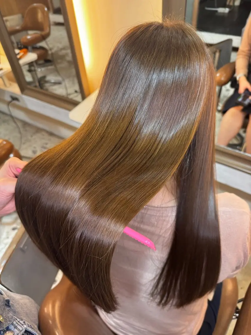 【ミニモ学割】【髪質改善】U24⛄️カット+髪質改善トリートメントプルクラ🪐※新規限定✨️※ロング料金の写真