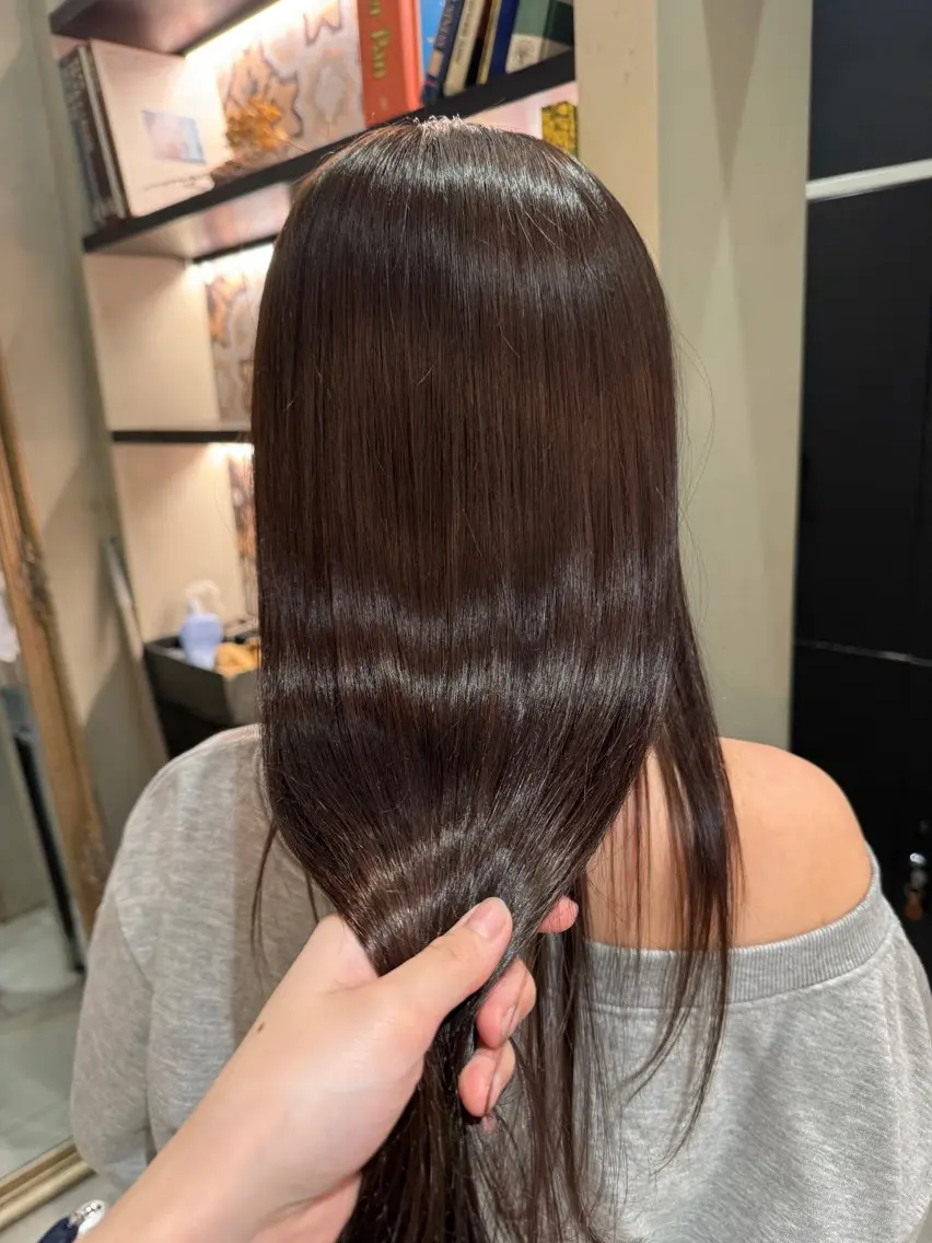 ロング カラー み うのヘアスタイル