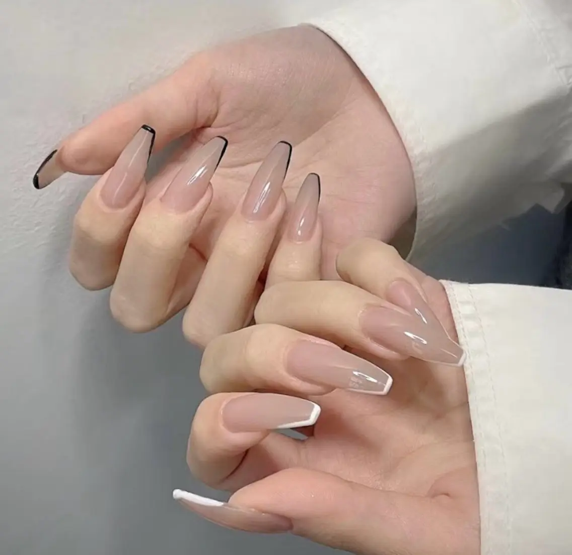ネイル フレンチネイル BabyYouMi nailのネイルデザイン