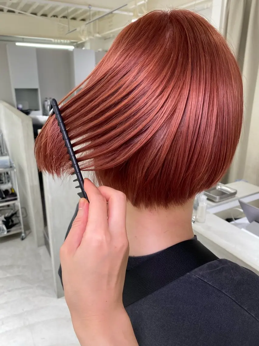 カラー バレイヤージュ ベージュカラー ブリーチ ケアブリーチ ダブルカラー okumura makiのヘアスタイル