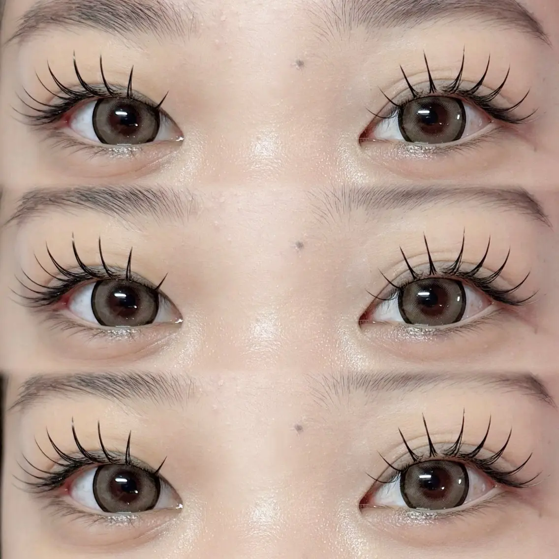 マツエク・マツパ キュート フラットラッシュ ナチュラル マツエク 天王寺eye ♡eyebrowのマツエク・マツパデザイン