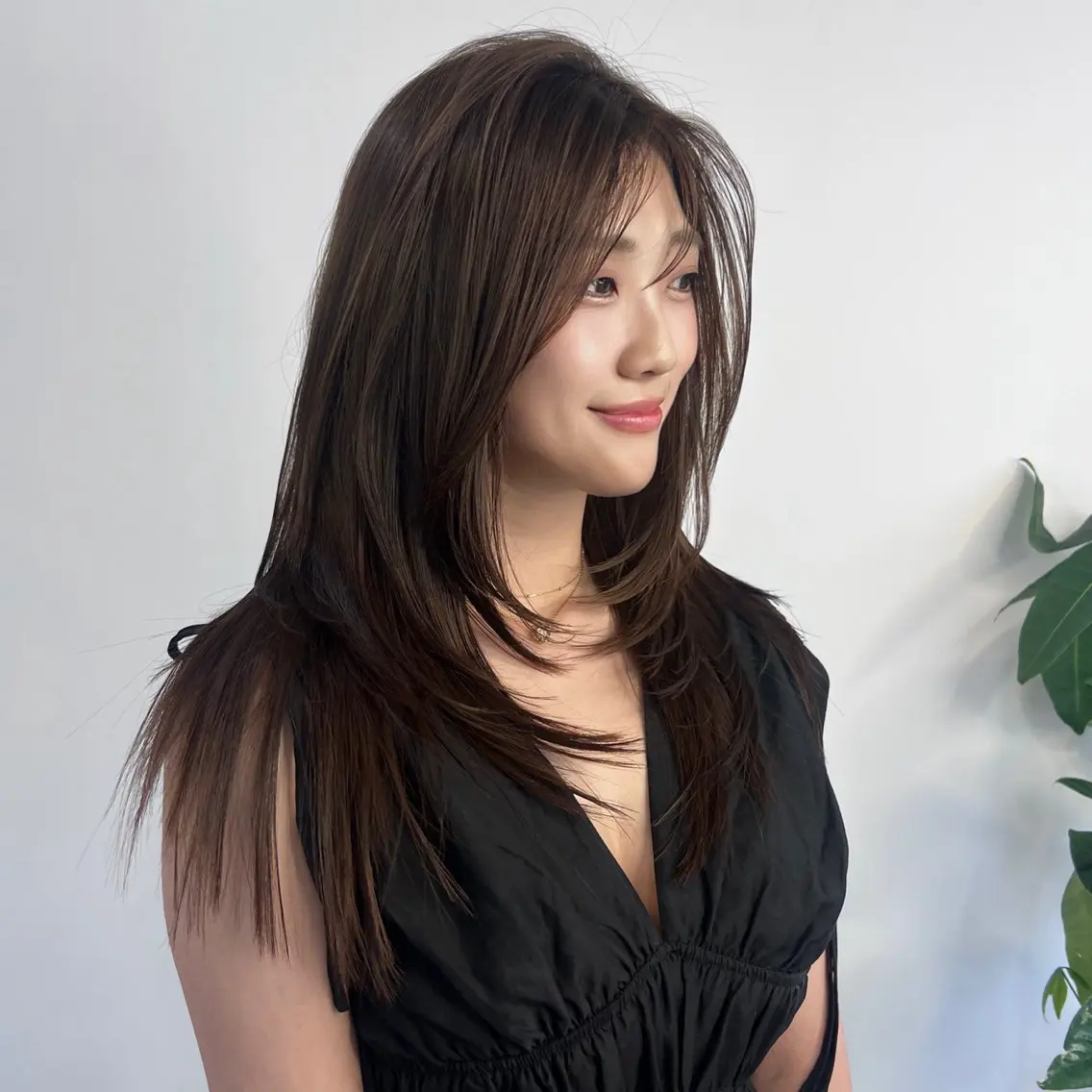 ロング カラー レイヤーカット トリートメント カット ヘアカラー トリートメント 渋谷レイヤーカット❌ 縮毛矯正専門/武田涼のヘアスタイル