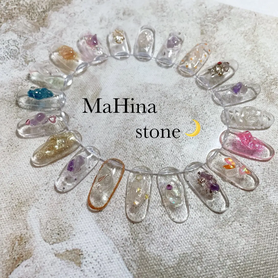 ネイル アートネイル ラメ(グリッター) ラメグラデーション ワンカラーネイル ストーンネイル Le Vernis MaHina・まひなのネイルデザイン