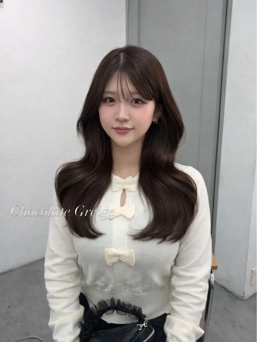 ロング カラー ヘアカラー 韓国系艶髪🎀 miyuuのヘアスタイル