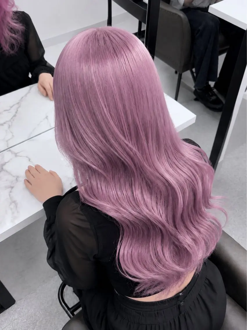 ミディアム カラー ヘアカラー 🦋ピンクカラー特化 🦋KOKIのヘアスタイル