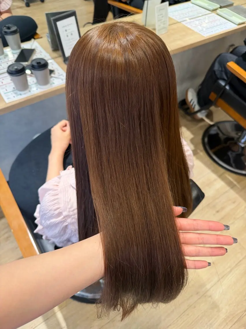 ロング カラー カット ヘアカラー 🎀Maho🎀ボブ × 髪質改善のヘアスタイル