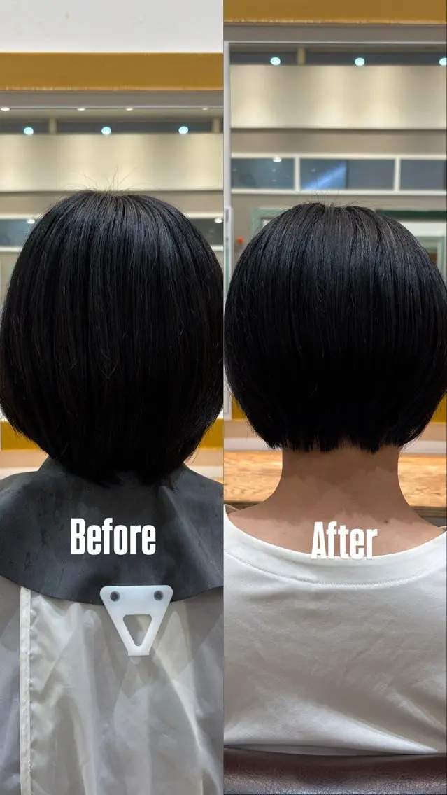 ショート ショートボブ ボブ ショートヘア ROOMS Himariのヘアスタイル