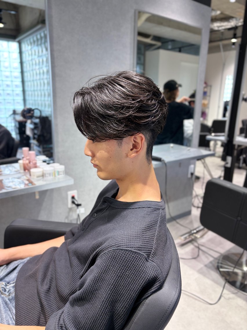 メンズ カット 縮毛矯正 曲がる縮毛矯正専門 /森隆之介のヘアスタイル